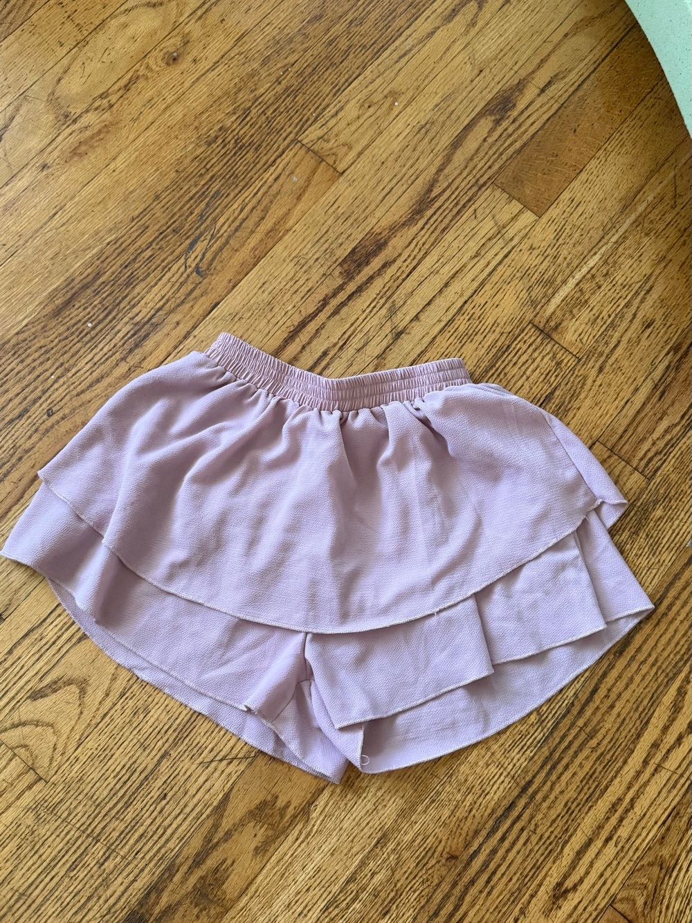 SHEIN Lilac Ruffle Layered Skort